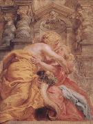 Peter Paul Rubens Peace and Plenty Embracing (mk01) oil painting picture wholesale
